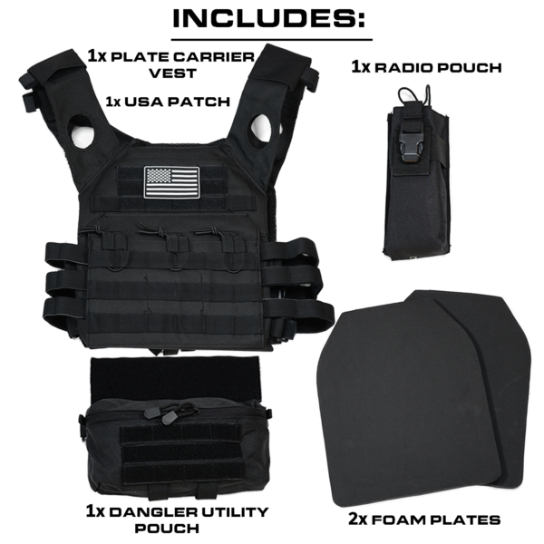 "Recon" Tactical Plate Carrier Vest - Image 5