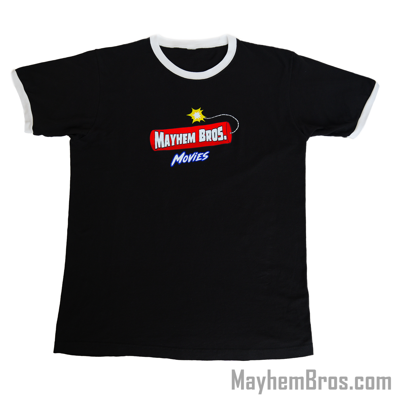 Mayhem Bros Ringer T-Shirt - Image 3