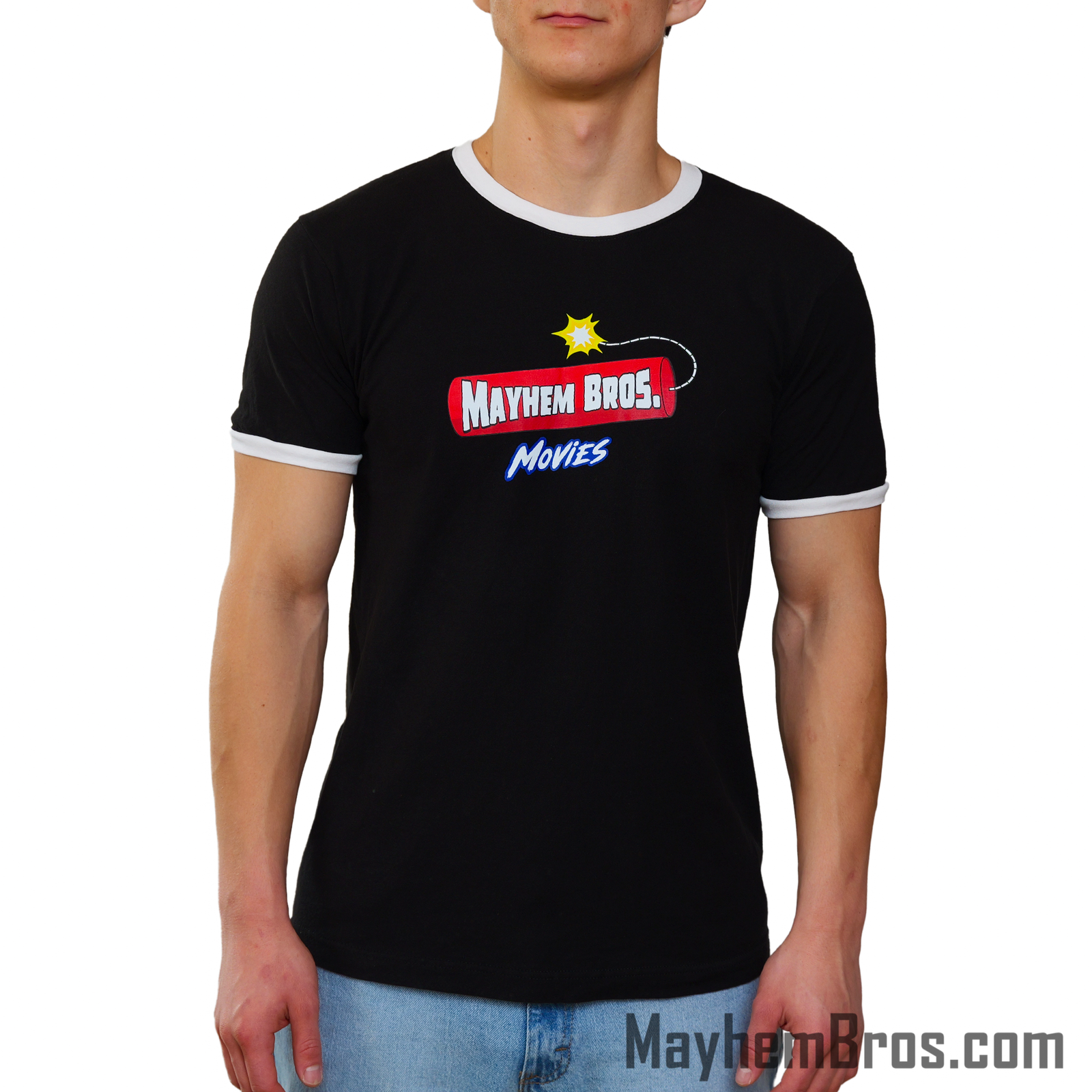 Mayhem Bros Ringer T-Shirt