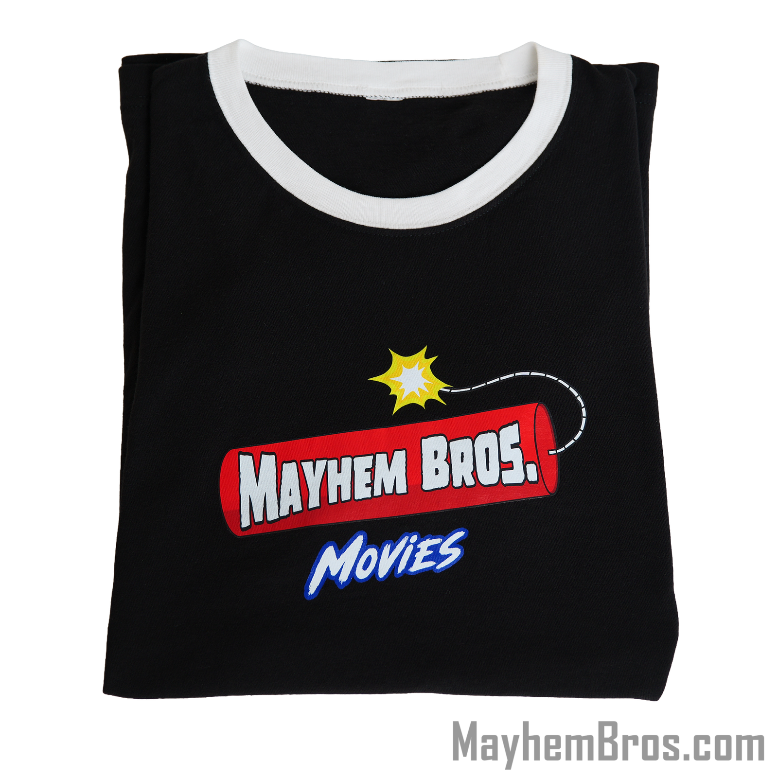 Mayhem Bros Ringer T-Shirt - Image 4